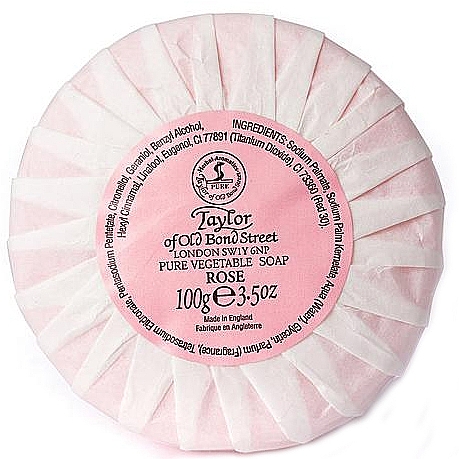 Мыло для рук "Роза" - Taylor of Old Bond Street Rose Hand Soap — фото N1