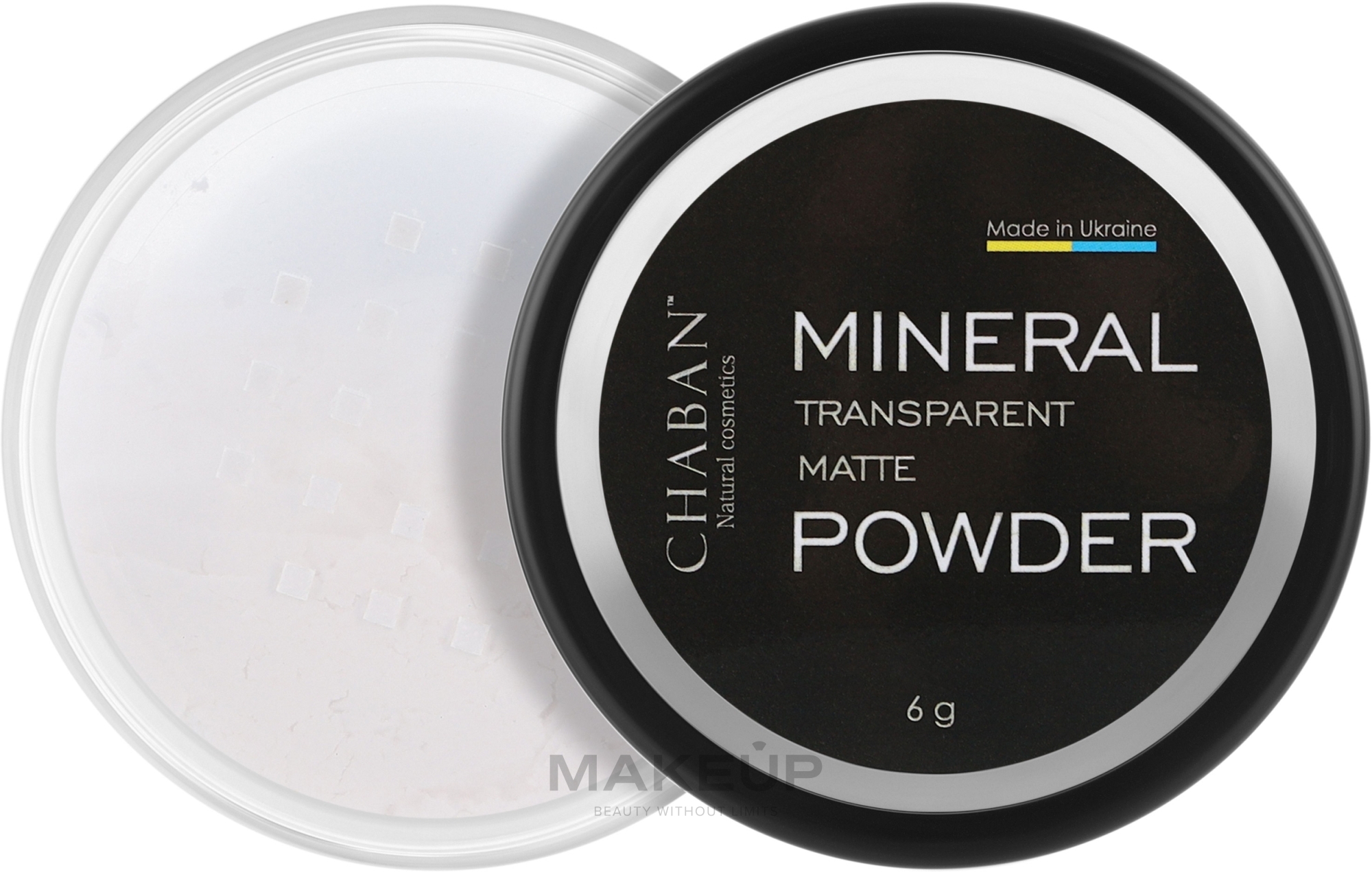 Мінеральна пудра для обличчя - Chaban Natural Cosmetics Mineral Powder — фото 6g