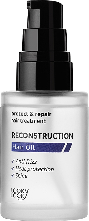 Олія для відновлення волосся - Looky Look Reconstruction Hair Oil — фото N2