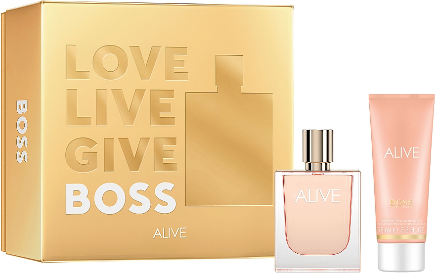 Hugo Boss Boss Alive - Набор (edp/50ml + b/lot/75ml)  — фото N2