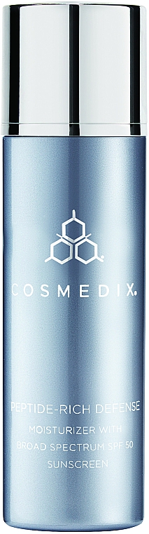 Солнцезащитный крем SPF 50+ - Cosmedix Peptide Rich Defense Moisturizer with Broad Spectrum SPF 50 — фото N1