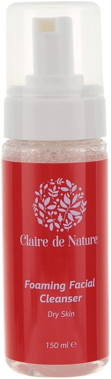Пінка для вмивання для сухої шкіри - Claire de Nature Foaming Facial Cleanser Dry Skin — фото N1
