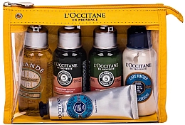 Духи, Парфюмерия, косметика Набор - L'Occitane Best Of Provence (oil/75ml + sh/75ml + cond/75ml + lot/75ml + h/cr/30ml + bag)