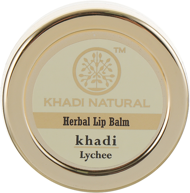 Натуральный аюрведический бальзам для губ "Личи" - Khadi Natural Ayurvedic Herbal Lip Balm Lychee 