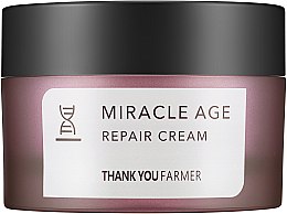 Парфумерія, косметика Відновлювальний крем для освітлення шкіри, проти зморшок - Thank You Farmer Miracle Age Cream