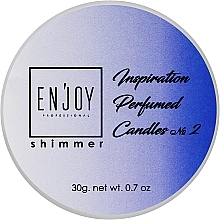 Парфумована масажна свічка - Enjoy Professional Shimmer Perfumed Candle Inspiration #2 — фото N1