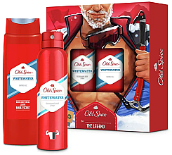 Парфумерія, косметика Набір - Old Spice Whitewater Alpinist (deo/sprey/150ml + sh/gel/250ml)