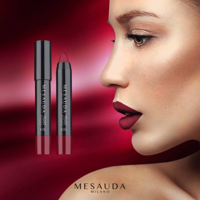Помада-карандаш для губ - Mesauda Milano Velvet Kiss Lipstick — фото N2