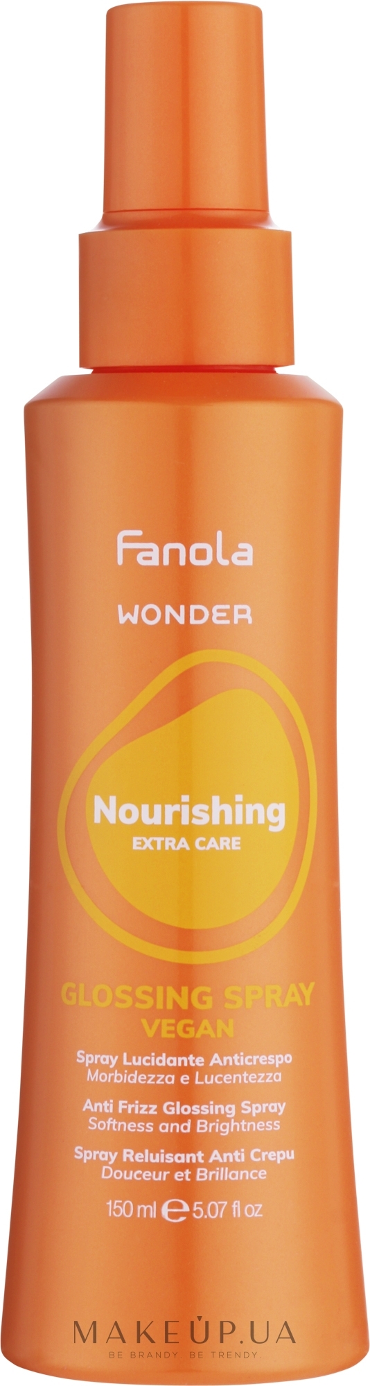 Спрей для блеска волос - Fanola Wonder Nourishing Glossing Spray  — фото 150ml