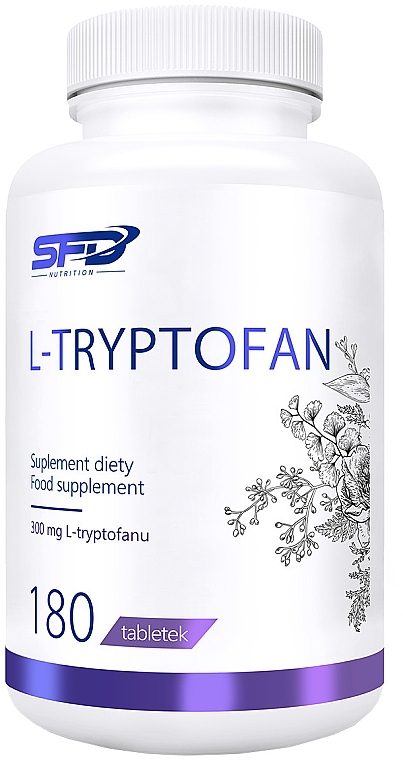 Пищевая добавка "L-триптофан", в таблетках - SFD Nutrition L-Tryptophan — фото N1