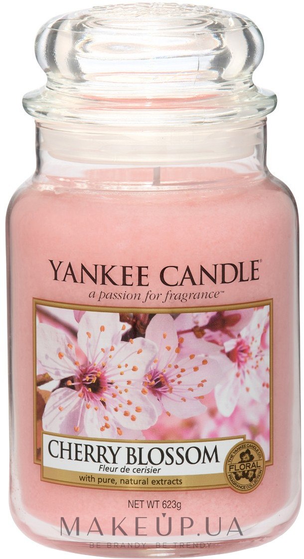 Свеча в стеклянной банке - Yankee Candle Cherry Blossom — фото 104g
