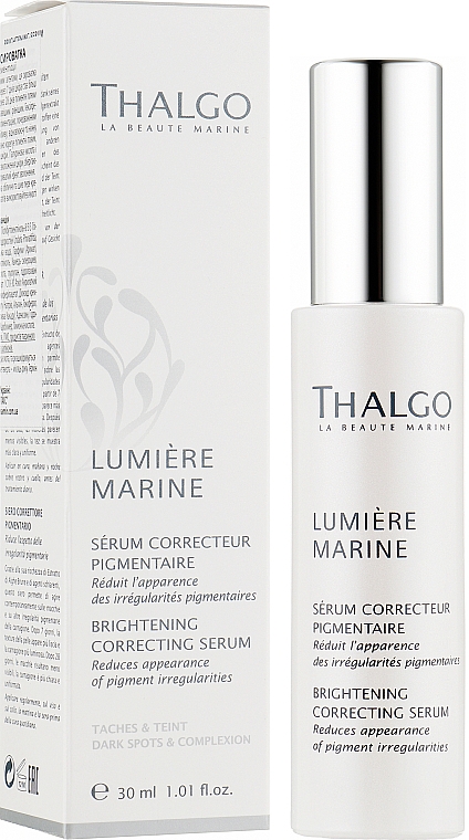 Освітлювальна коригувальна сироватка - Thalgo Lumiere Marine Brightening Correcting Serum — фото N2