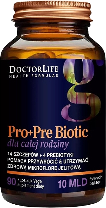 Харчова добавка "Пробіотик + пребіотик" - Doctor Life Pro+Pre Biotic — фото N1