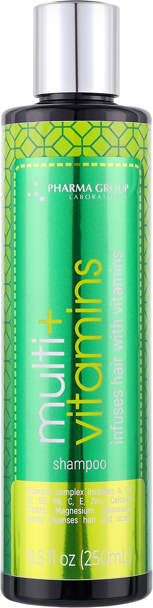 Шампунь для волос "Энергия мультивитаминов" - Pharma Group Laboratories Multi+ Vitamins  — фото 250ml