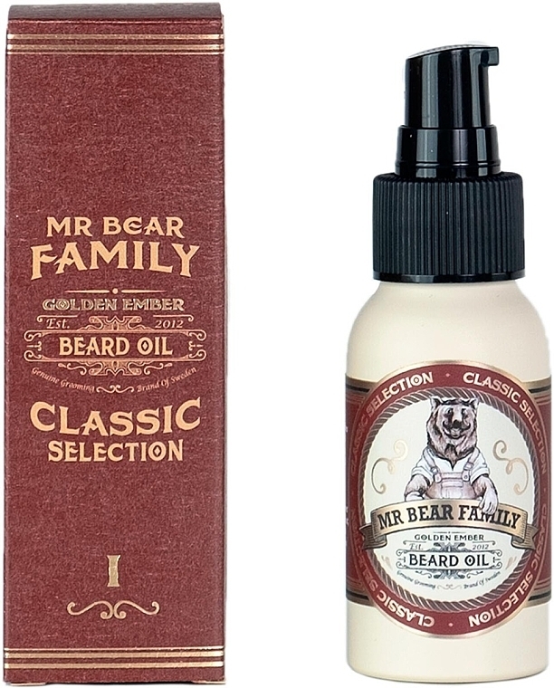 Олія для бороди - Mr. Bear Family Golden Ember Beard Oil — фото N1