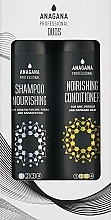 Набір "Живильний" з кератином для сухого та пошкодженого волосся - Anagana Professional Duos Nourishing (shmp/250ml + cond/250ml) — фото N1