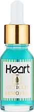 Гель кислотний для видалення кутикул, синій - Heart Cuticle Remover — фото N1