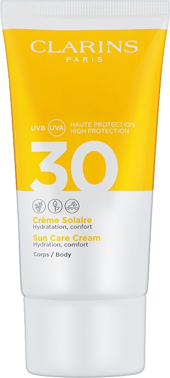 Солнцезащитный крем для тела - Clarins Solaire Corps Hydratante Cream SPF 30 — фото N1