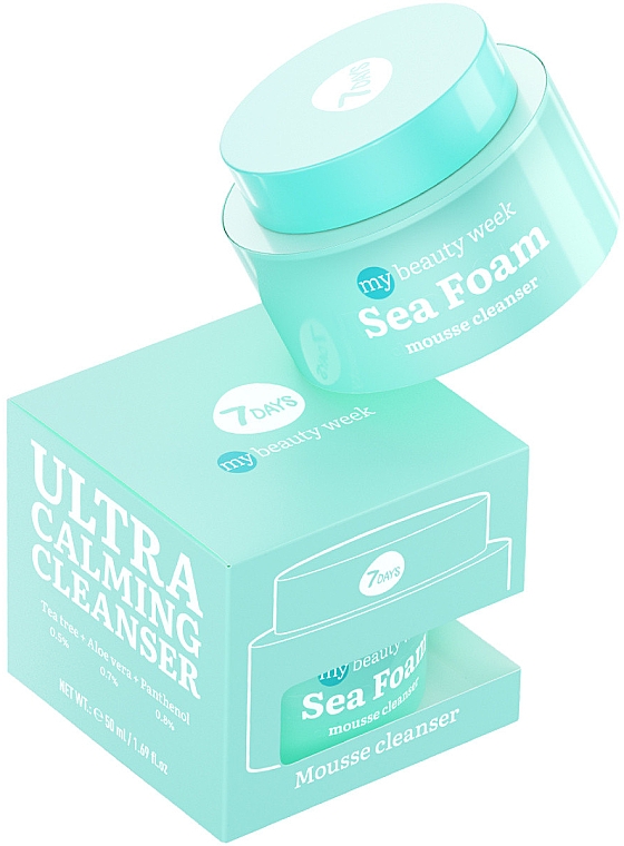 Очищувальна пінка для вмивання - 7 Days My Beauty Week Sea Foam — фото N1