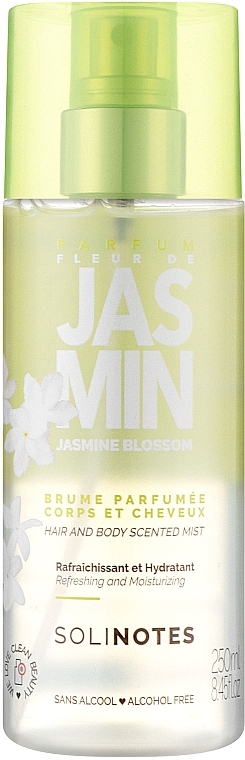 Solinotes Fleur De Jasmin - Мист для волос и тела — фото N1