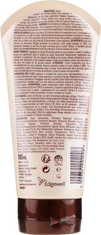 Солнцезащитный лосьон для тела - Hawaiian Tropic Duo Defence Sun Lotion SPF30 — фото N2