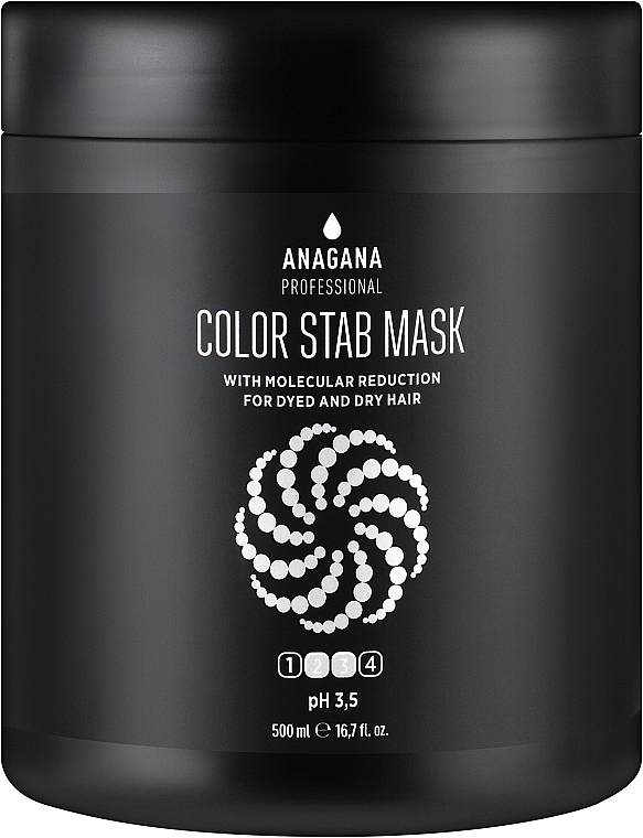 Маска "Стабилизатор цвета" для окрашенных волос - Anagana Professional Color Stab Mask Molecular Reduct — фото N1