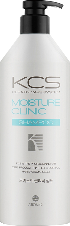 Увлажняющий шампунь для волос - KCS Moisture Clinic Shampoo