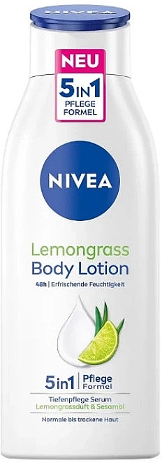 Лосьон для тела 5в1 с лемонграссом - NIVEA 5in1 Lemongrass Body Lotion — фото N1