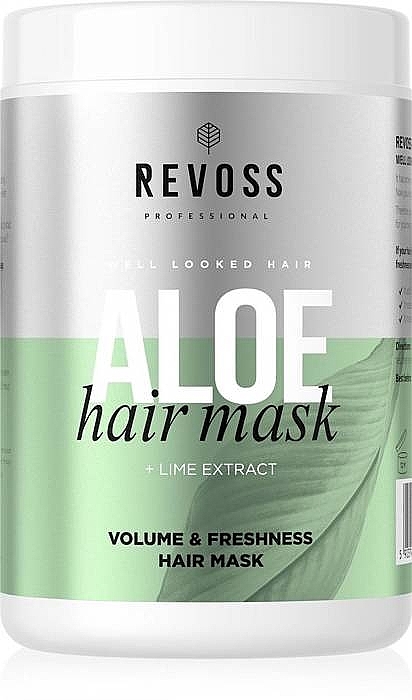 Маска для объема волос с экстрактом алоэ - Revoss Professional Aloe Hair Mask — фото N1