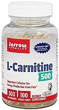 Парфумерія, косметика Харчові добавки - Jarrow Formulas L-Carnitine 500mg