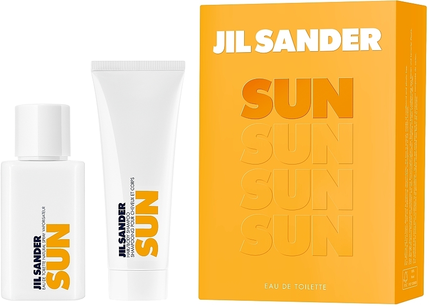 Jil Sander Sun - Набір (edt/75ml + sh/gel/75ml) — фото N1