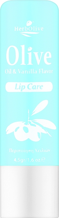 Бальзам для губ с ванилью - Madis HerbOlive Lip Care — фото N1