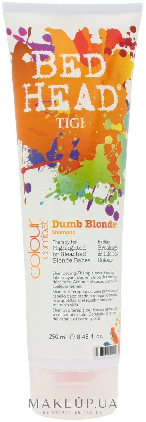 tigi bed head colour combat dumb blonde shampoo Шампунь для