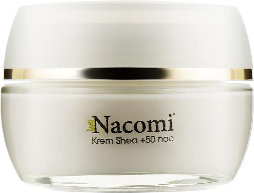 Нічний крем для обличчя - Nacomi Shea Cream 50+ — фото N1