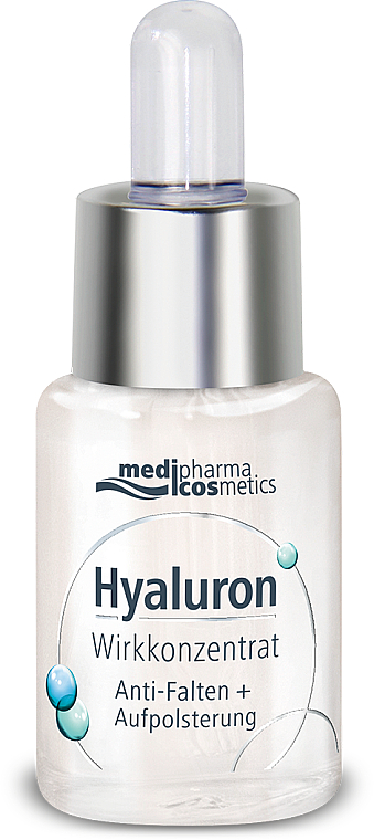 Сироватка для обличчя "Активний гіалурон + пружність" - Pharma Hyaluron (Hyaluron) Pharmatheiss Cosmetics Active Concentrate Anti-wrinkle + Volume Filler