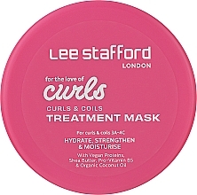 Маска для вьющихся волос - Lee Stafford For The Love Of Curls Curls & Coils Treatment Mask — фото N1