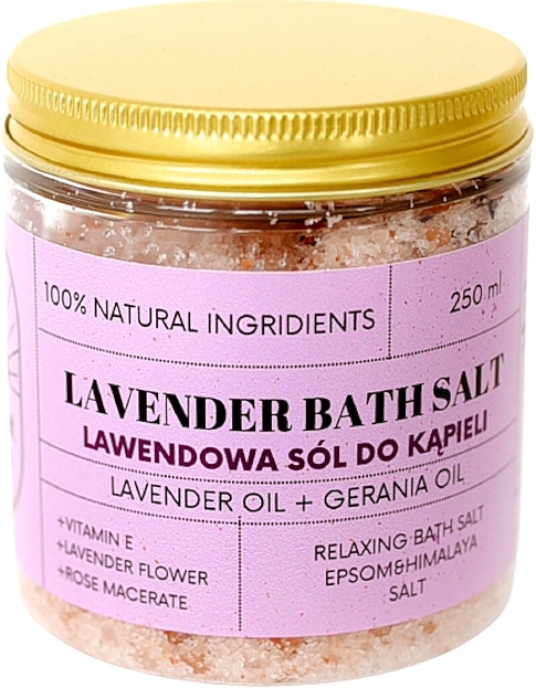 Соль для ванн "Лаванда" - Koszyczek Natury Lavender Bath Salt  — фото N1