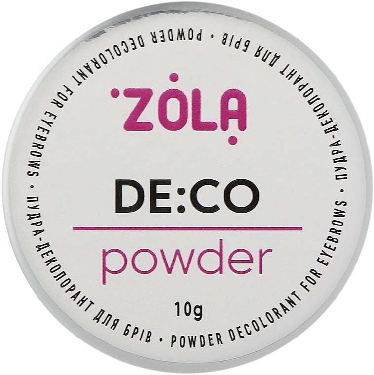 Пудра-деколорант для брів - Zola De:Co Powder Decolourant For Eyebrows — фото N1
