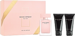 Духи, Парфюмерия, косметика Narciso Rodriguez For Her - Набор (edp/50ml + b/lot/50ml + sh/gel/50ml) 