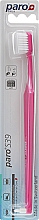 Зубная щетка "S39", розовая - Paro Swiss Toothbrush — фото N1