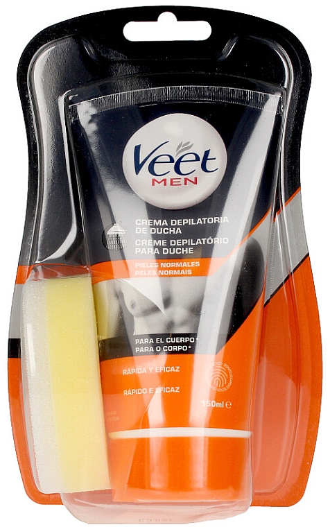 Veet Men Hair Removal Cream - Мужской крем для депиляции в душе для нормальной кожи: купить по лучшей цене в Украине
