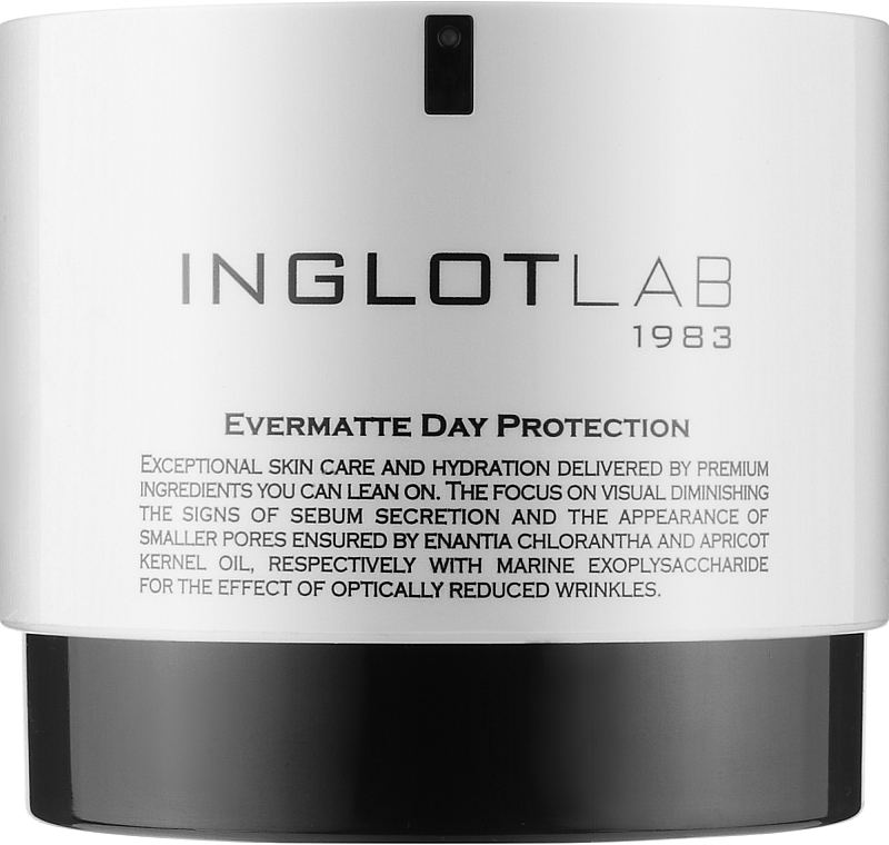 Матирующий дневной защитный крем - Inglot Lab Evermatte Day Protection Face Cream — фото N3