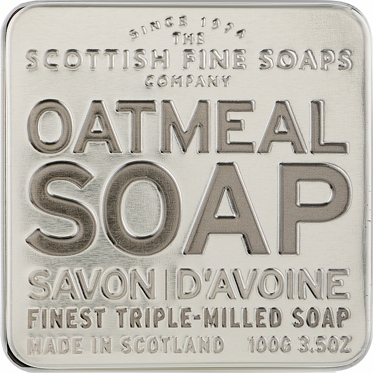 Мыло "Овсянка" - Scottish Fine Soaps Oatmeal Soap In A Tin — фото N1