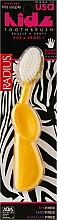 Зубная щетка, желтая - Radius Kidz — фото N1