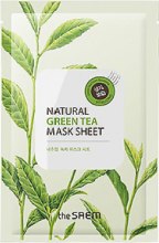 Парфумерія, косметика Маска тканинна для обличчя - The Saem Natural Green Tea Mask Sheet