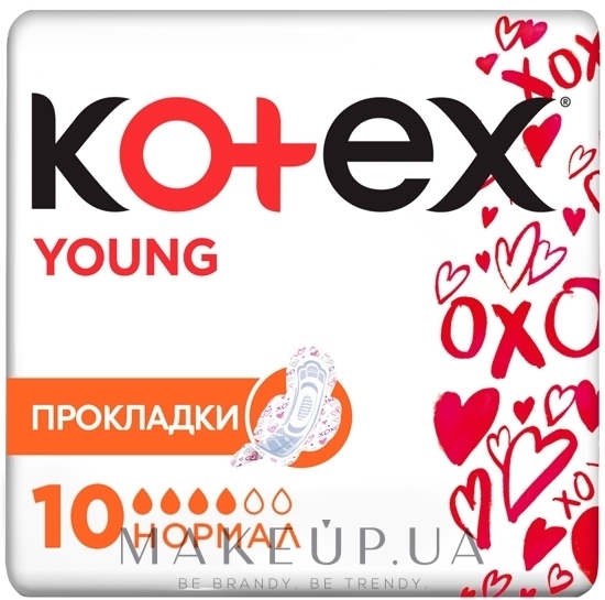 Гигиенические прокладки, 10шт - Kotex Young Ultra Normal — фото 10шт