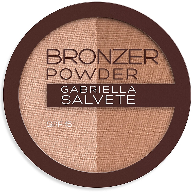 Пудра-бронзатор - Gabriella Salvete Sunkissed Bronzer Powder Duo SPF15 — фото N1
