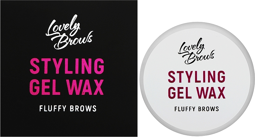 Фиксирующий гель-воск для бровей - Lovely Brows Styling Gel Wax Fluffy Brows — фото N2