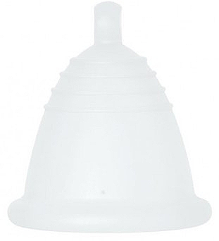 Менструальная чаша с шариком, размер М, прозрачная - MeLuna Sport Shorty Menstrual Cup Ball — фото N1