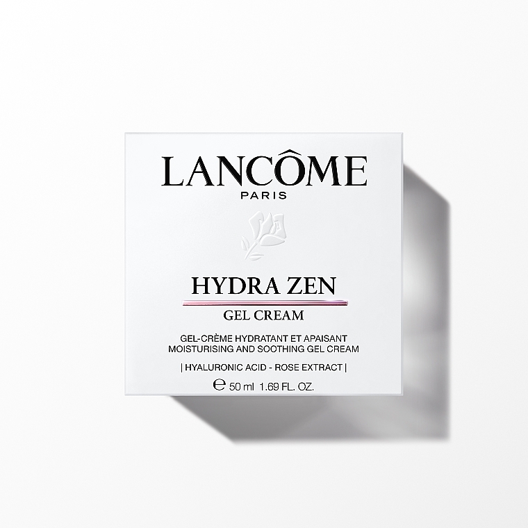 Крем-гель з гіалуроновою кислотою та екстрактом троянди для зволоження та пом’якшення шкіри обличчя - Lancome Hydra Zen Gel Cream — фото N2